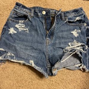 Distressed American eagle denim shorts